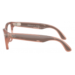 Умные очки Ray-Ban Meta* Skyler Gen 2 Shiny Peach, Фотохромные линзы Clear to Brown Transitions (RW4014)
